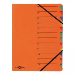 Pagna 24131-12 intercalaire de classement Carton Orange