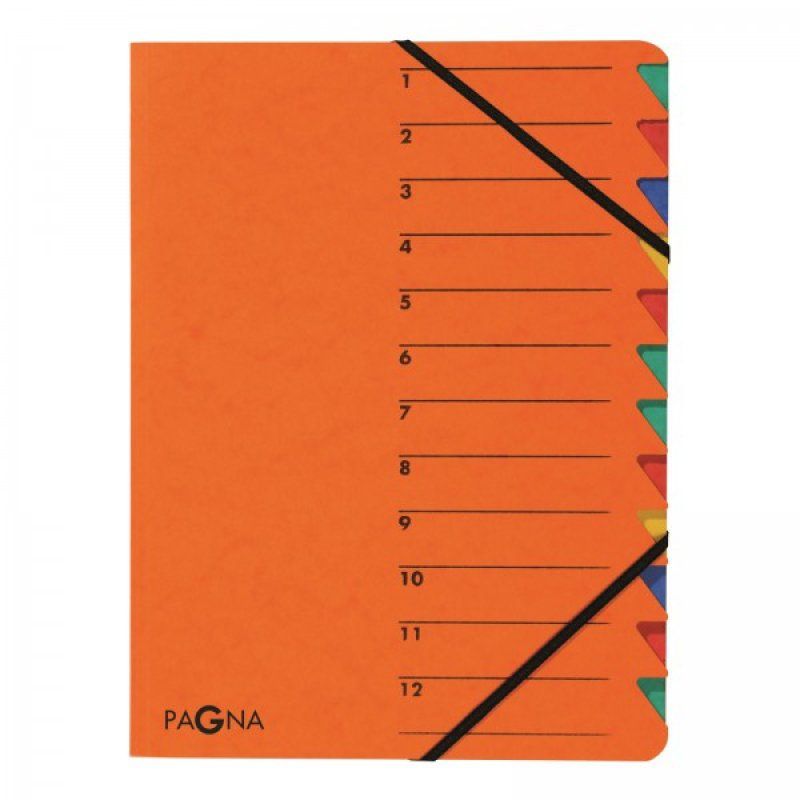 Pagna 24131-12 tab index Cardboard Orange