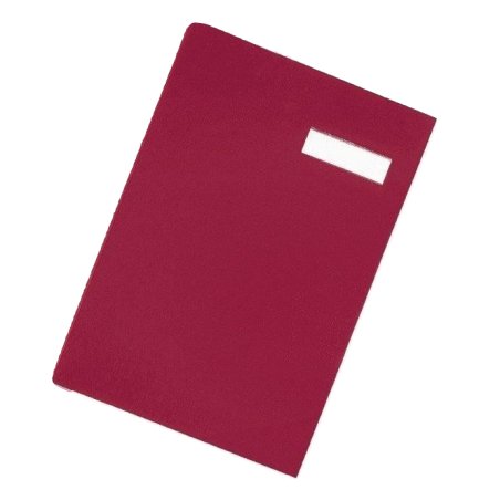 Pagna 24191-11 fichier Carton, Tissu Rouge A4
