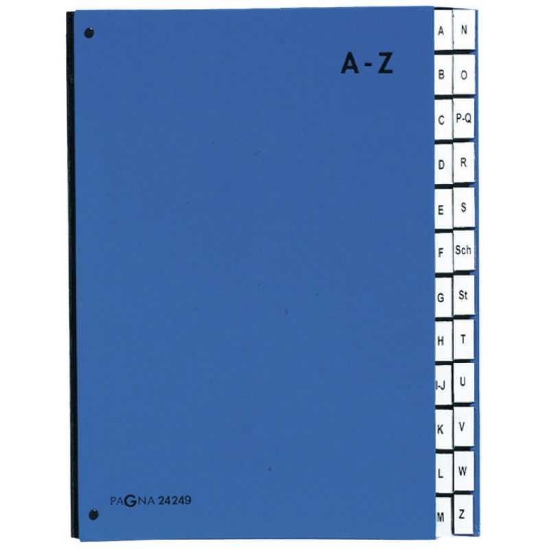 Pagna 24249-02 trieur Bleu Carton A4