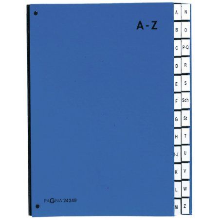 Pagna 24249-02 divider book Blue Cardboard A4