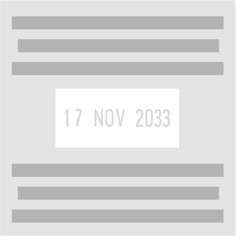 Trodat 4724 Text/Date stamp