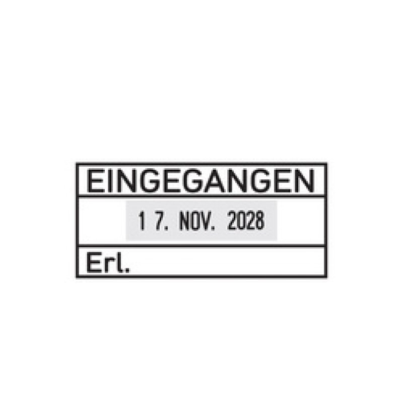 trodat Datumstempel 2910/L "EINGEGANGEN" 4 Felder