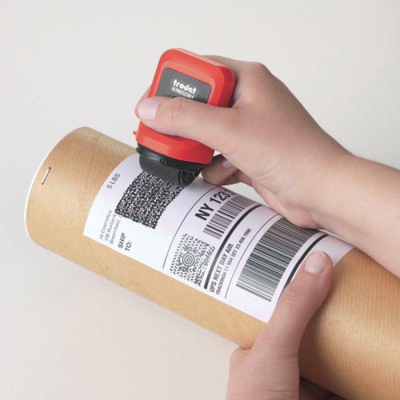 trodat Tampon de confidentialité ID Protector , rouge