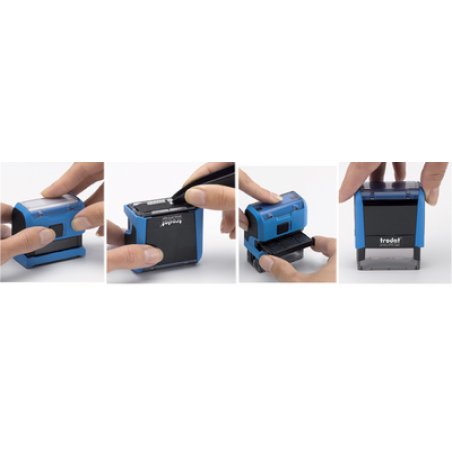 trodat Jeu de caractères, hauteur de caractères: 4 mm,