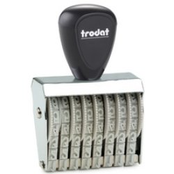 trodat Numéroteur 6 positions, taille empreinte: 9 x 41 mm