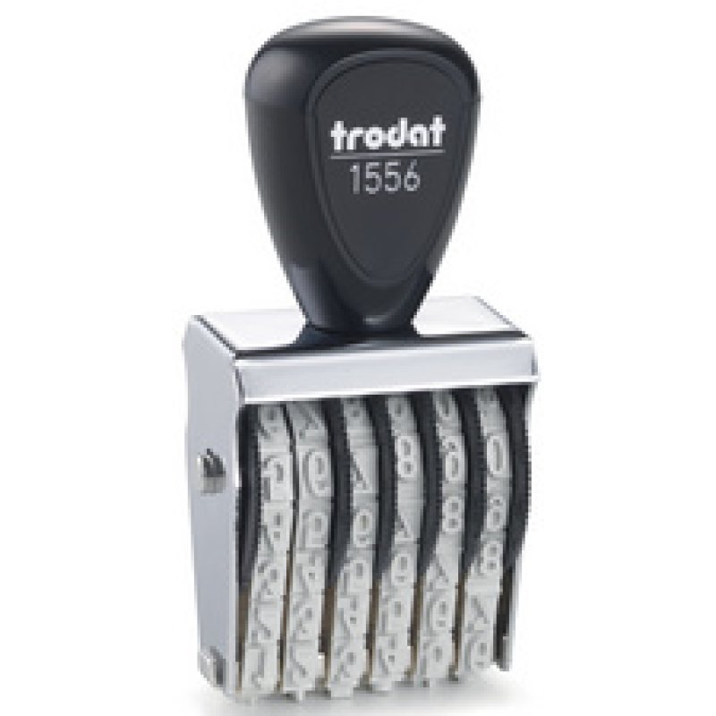 trodat Numéroteur 6 positions, taille empreinte: 9 x 41 mm