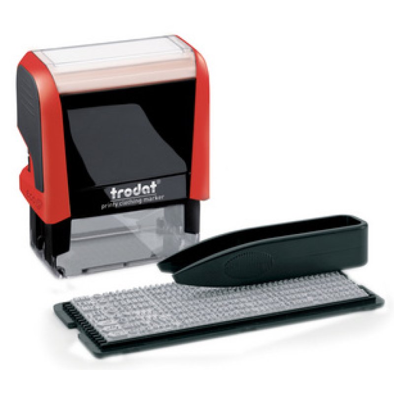 trodat Textilstempel-Set Printy 4911, rot / schwarz