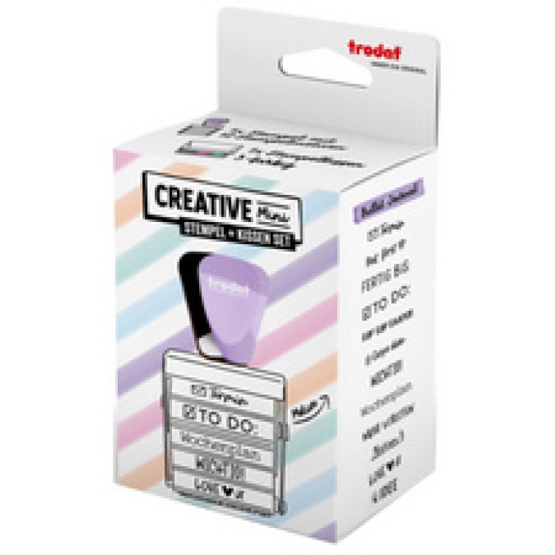trodat Kreativstempel-Set Creative Mini "Schulplaner"