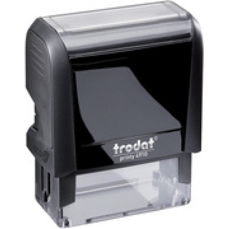 trodat Tampon pour texte Printy 4910 4.0, 3 lignes, noir