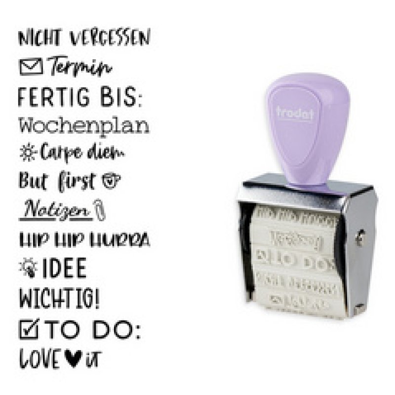 trodat Kreativstempel-Set Creative Mini "Böse Sprüche"