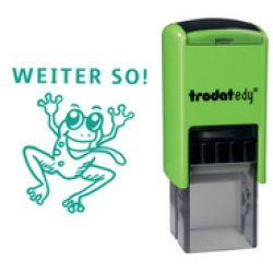 trodat Motivationsstempel Edy "Gesicht", gelb