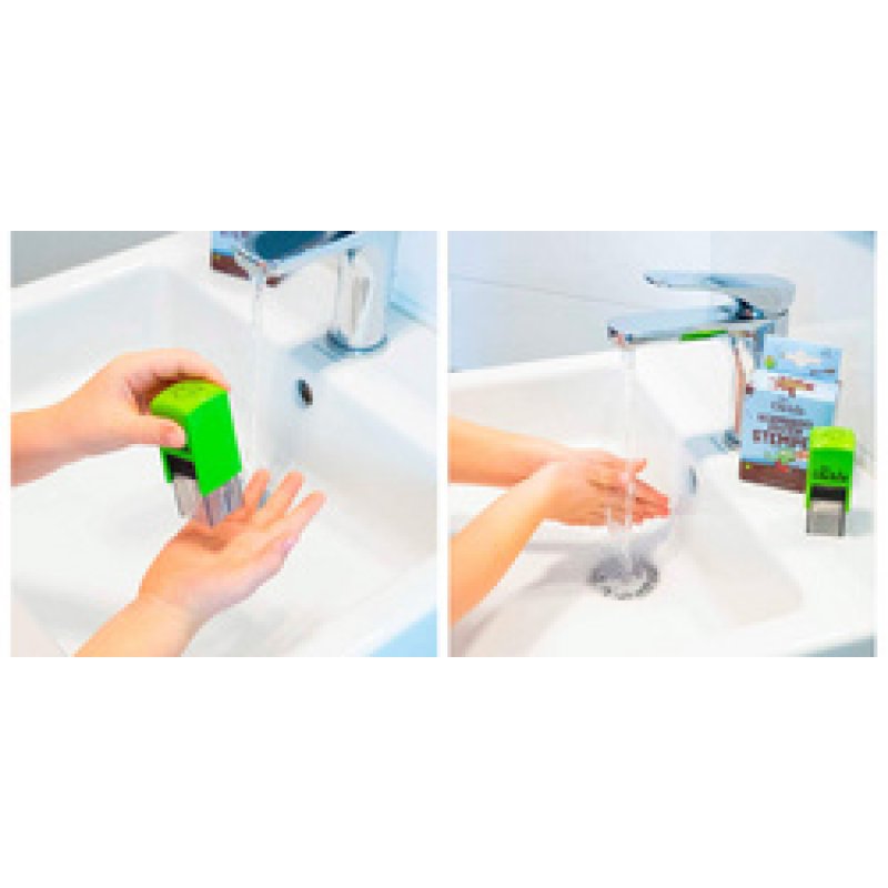 trodat Schmuddelpfoten-Stempel-Spiel "Olchis", Junge