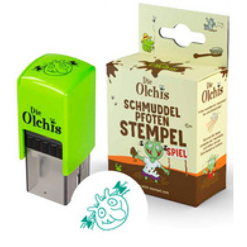 trodat Schmuddelpfoten-Stempel-Spiel "Olchis", Mädchen
