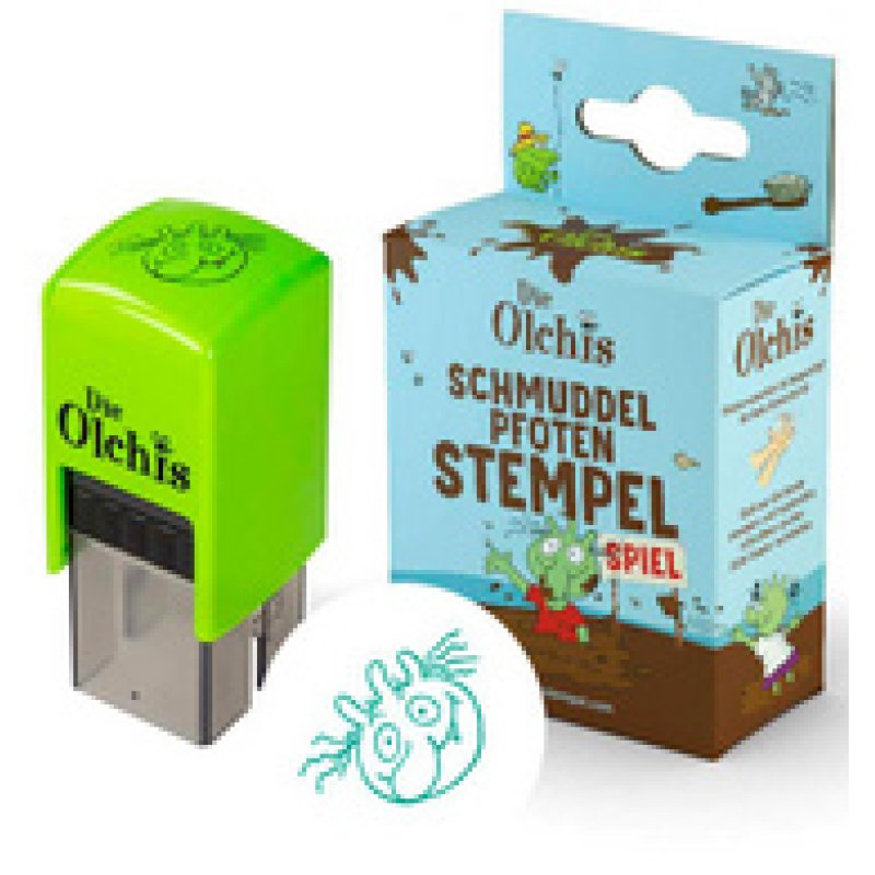 trodat Schmuddelpfoten-Stempel-Spiel "Olchis", Mädchen