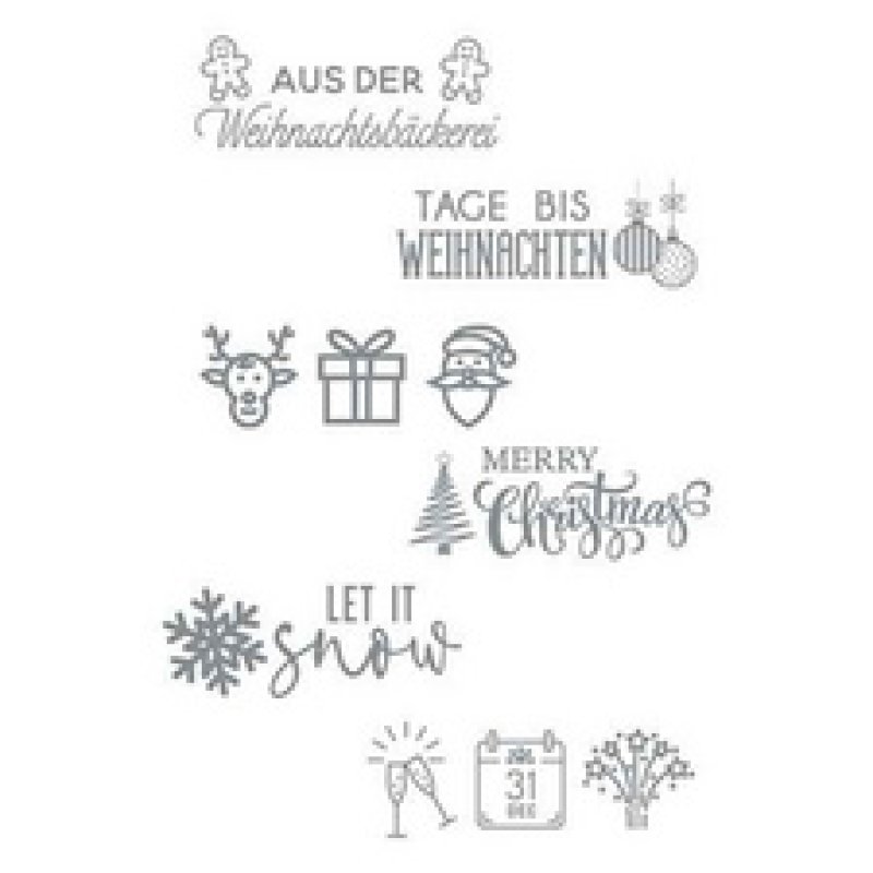 trodat Kreativstempel-Set VINTAGE "Weihnachts-Edition"