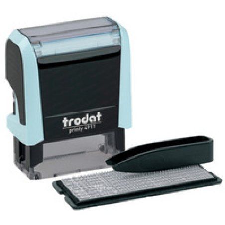 trodat Textstempel-Set Printy 4911 Typomatic, pastell-blau