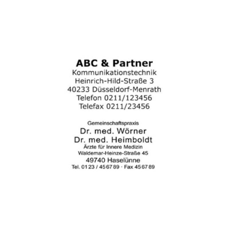 Trodat Tampon pour texte Professional 4.0 5203, 5 lignes