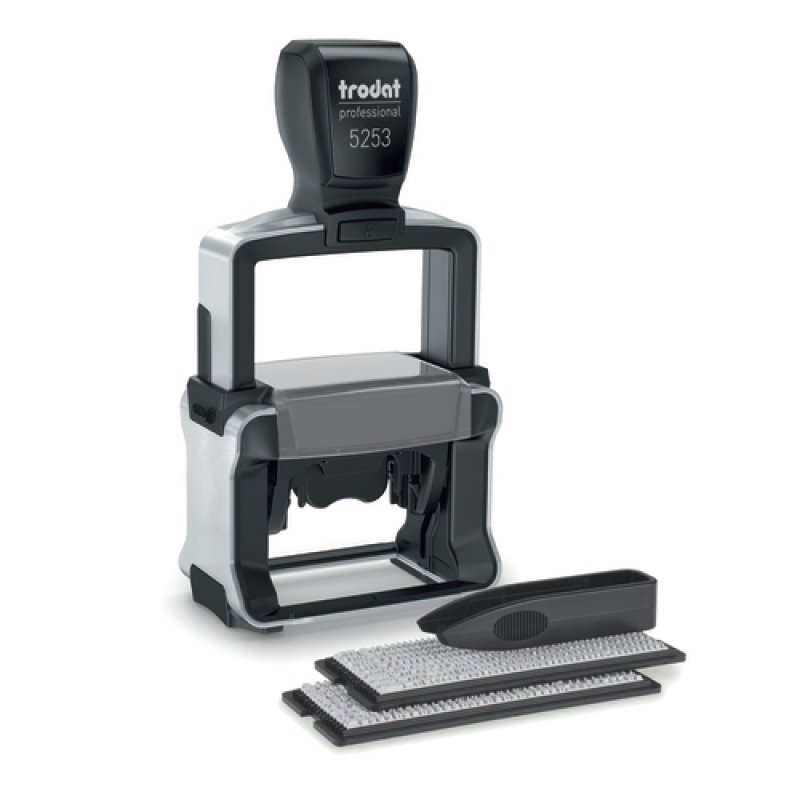 Trodat 5253 Typomatic Self-Inking Custom stamp Steel