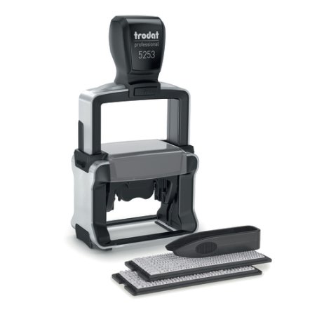 Trodat 5253 Typomatic Self-Inking Custom stamp Steel