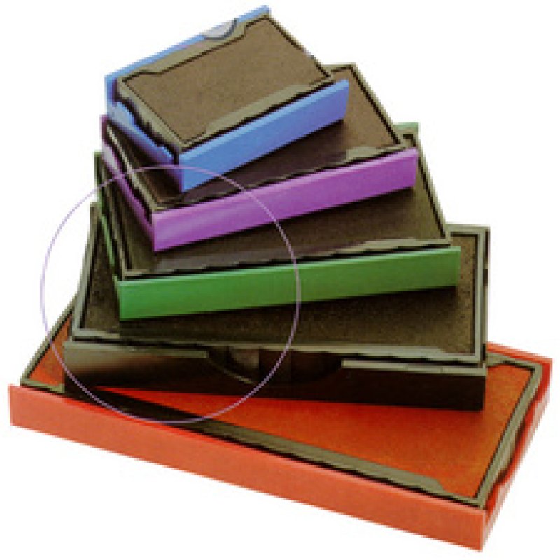 trodat Cassette d'encre de rechange 6/58,double paquet, bleu