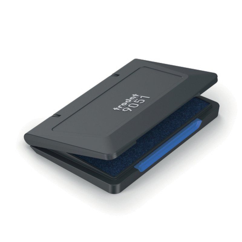 trodat Tampon encreur 9051, 90 x 50 mm, bleu