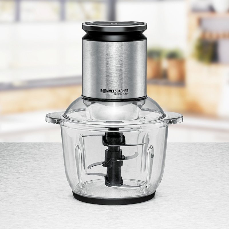 Rommelsbacher MZ 600 hachoir électrique 2 L 600 W Noir, Acier inoxydable