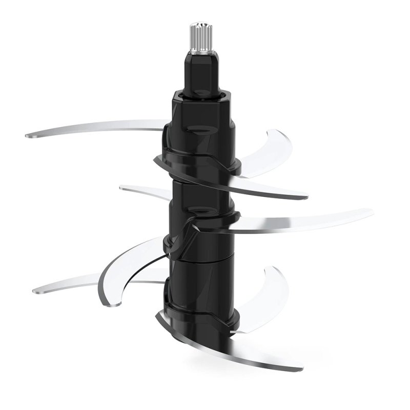 Multi-Zerkleinerer MZ 800 (edelstahl/schwarz, 800 Watt, Glasbehälter 2,7 Liter)