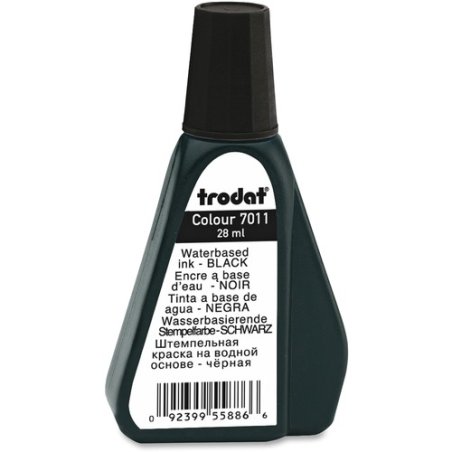 trodat Encre pour tampon encreur "7011", 28 ml, noir