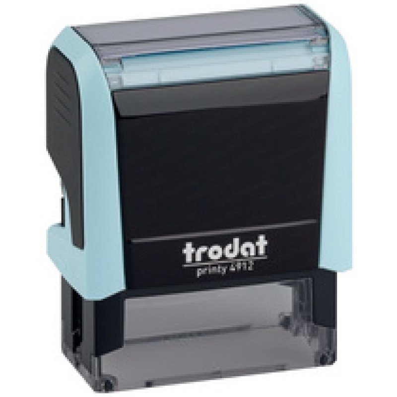 trodat Tampon automatique à texte Printy 4912 4.0, bleu