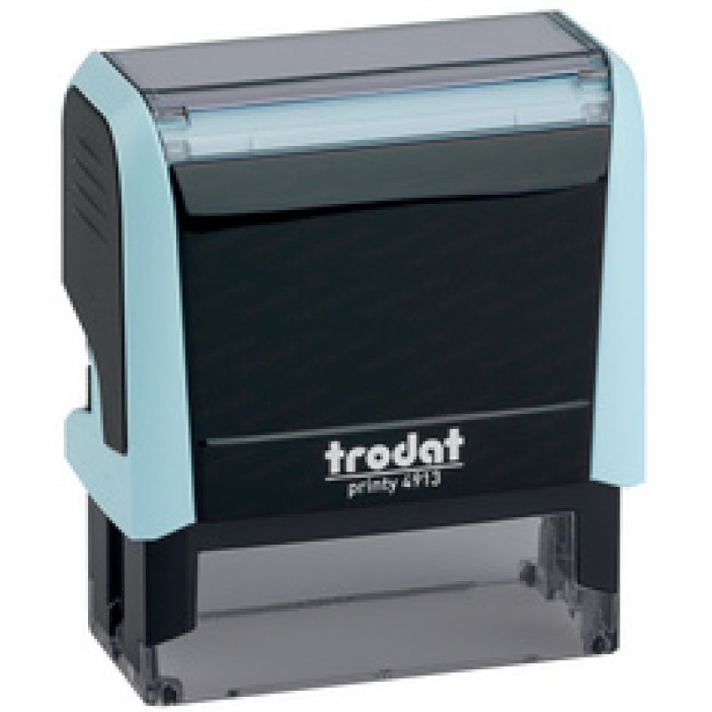 trodat Tampon automatique à texte Printy 4913 4.0, bleu