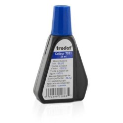 trodat Encre pour tampon encreur "7011", 28 ml, bleu