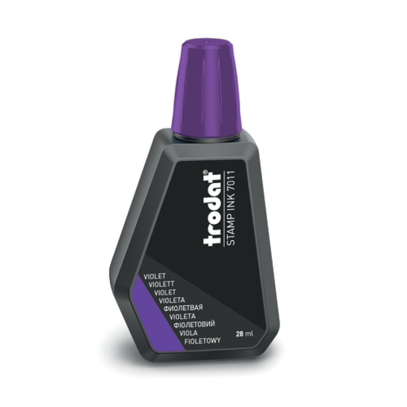trodat Encre pour tampon encreur "7011", 28 ml, violet