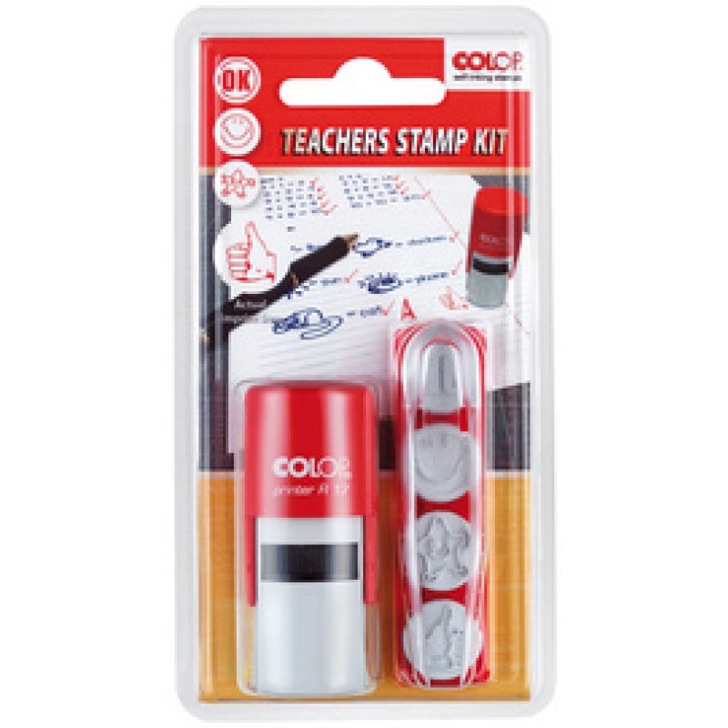 COLOP Tampon pour enseignant "Teachers Stamp Kit", 4 motifs