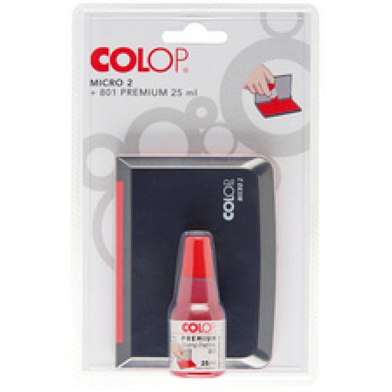 COLOP Set cassette d'encrage encre, bleu