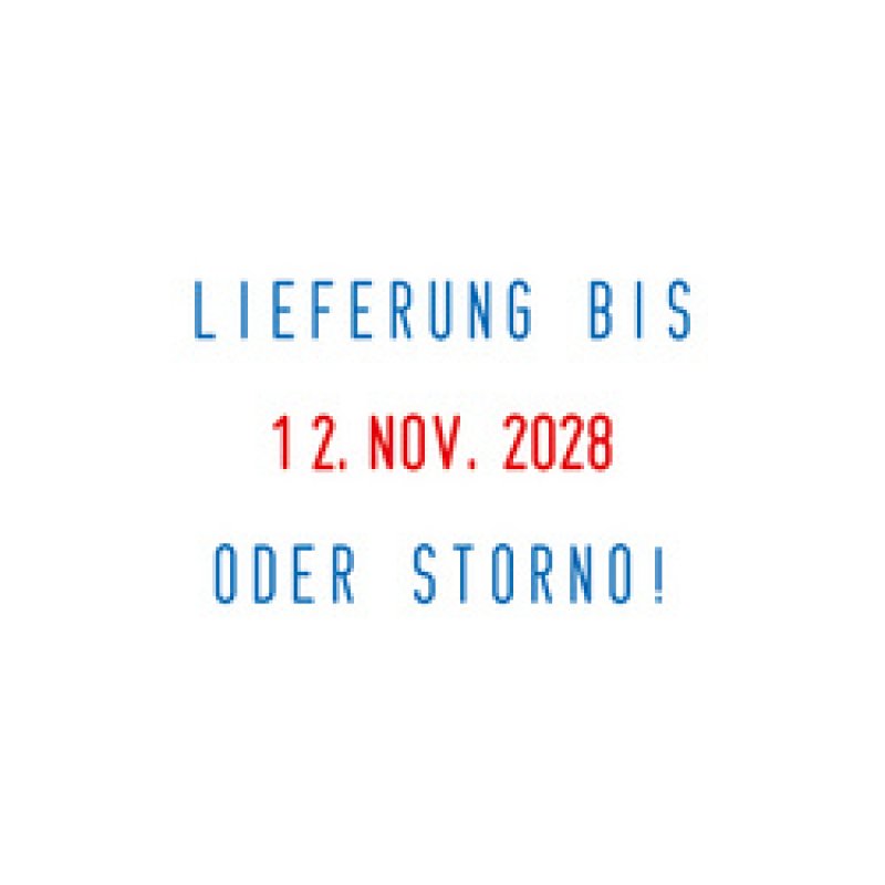 COLOP Datumstempel-Set Printer S260, blau