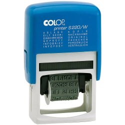 Colop Printer S 220/W Self-Inking Text/Date stamp