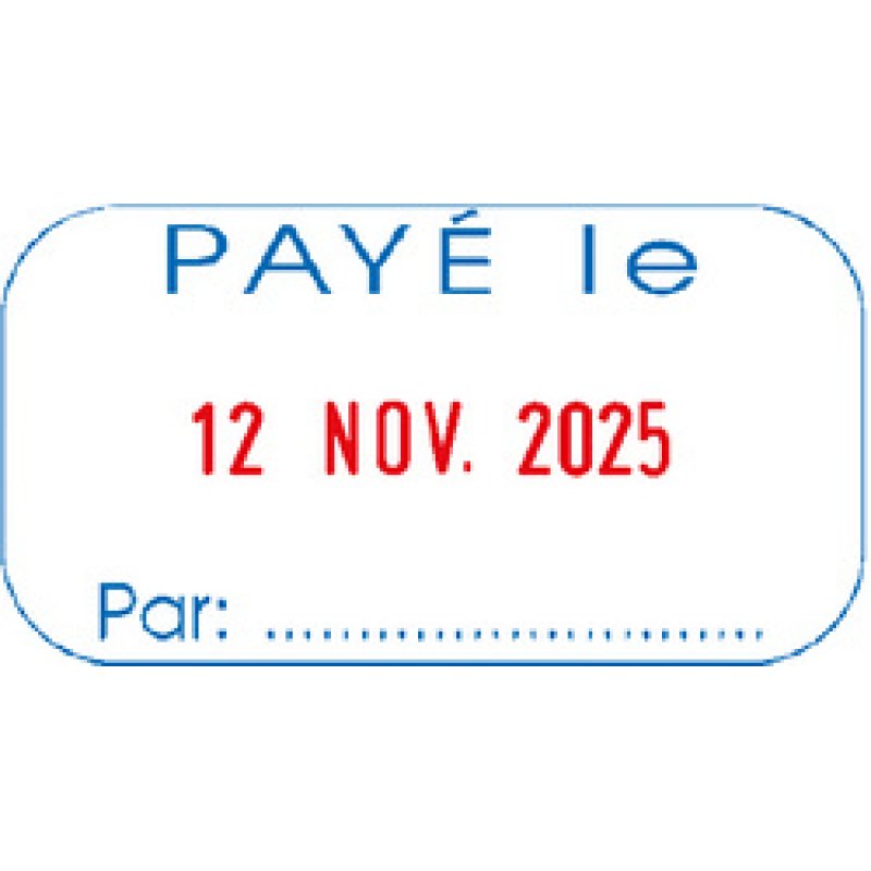 COLOP Tampon dateur "GreenLine" Printer S260/L2 "PAYE le"