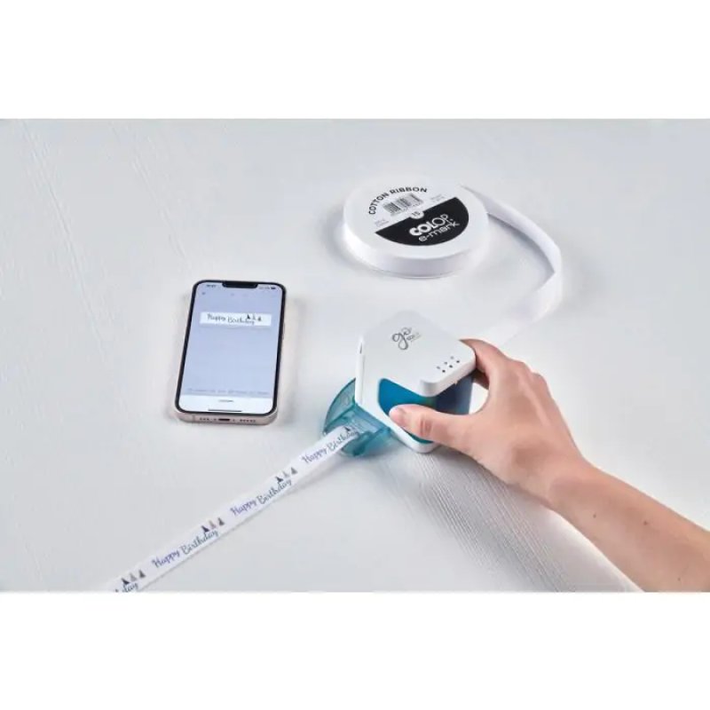 Colop E-Mark Go Stempel Bleu, Blanc Sans fil