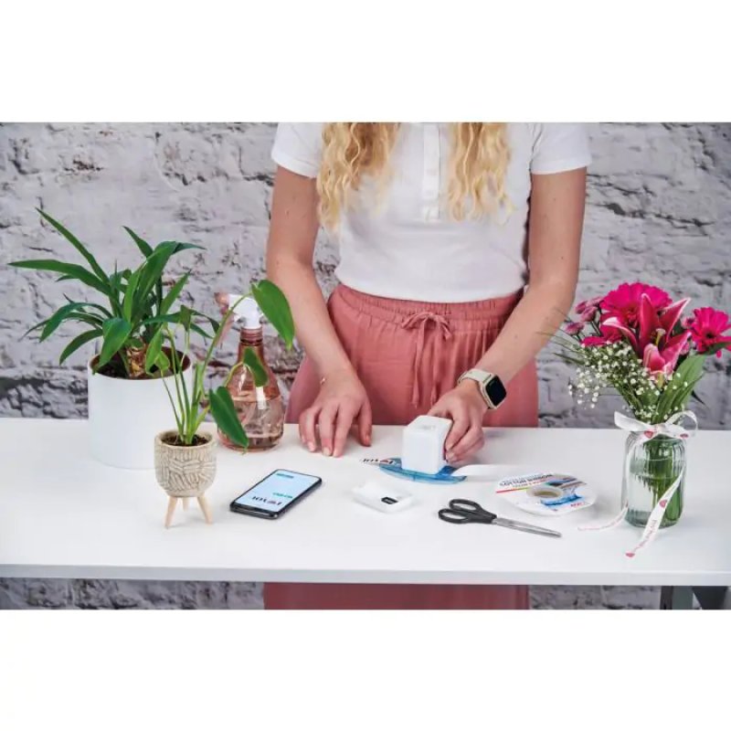 Colop 164876 accessoire d'imprimantes portables Guide papier réglable Bleu, Transparent 1 pièce(s) COLOP e-mark ribbon