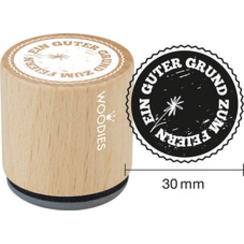 COLOP Motiv-Stempel Woodies "Guter Grund zum Feiern" I