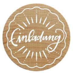 COLOP Motiv-Stempel Woodies "Einladung" II