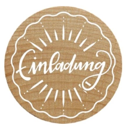 COLOP Motiv-Stempel Woodies "Einladung" II