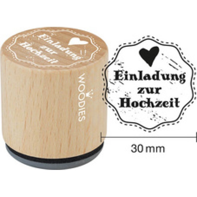 COLOP Motiv-Stempel Woodies "Ja, wir heiraten"