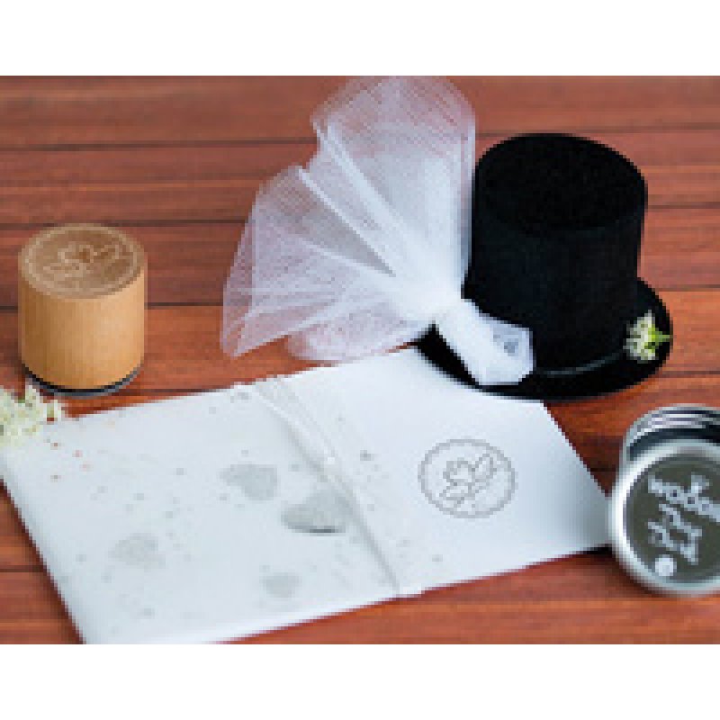 COLOP Tampon à motif Woodies "limousine de mariage"