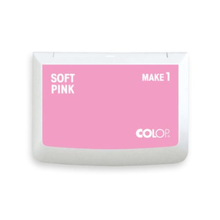 COLOP Tampon encreur MAKE 1, 90 x 50 mm, soft pink