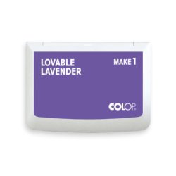COLOP Tampon encreur MAKE 1, 90 x 50 mm, lovable lavender