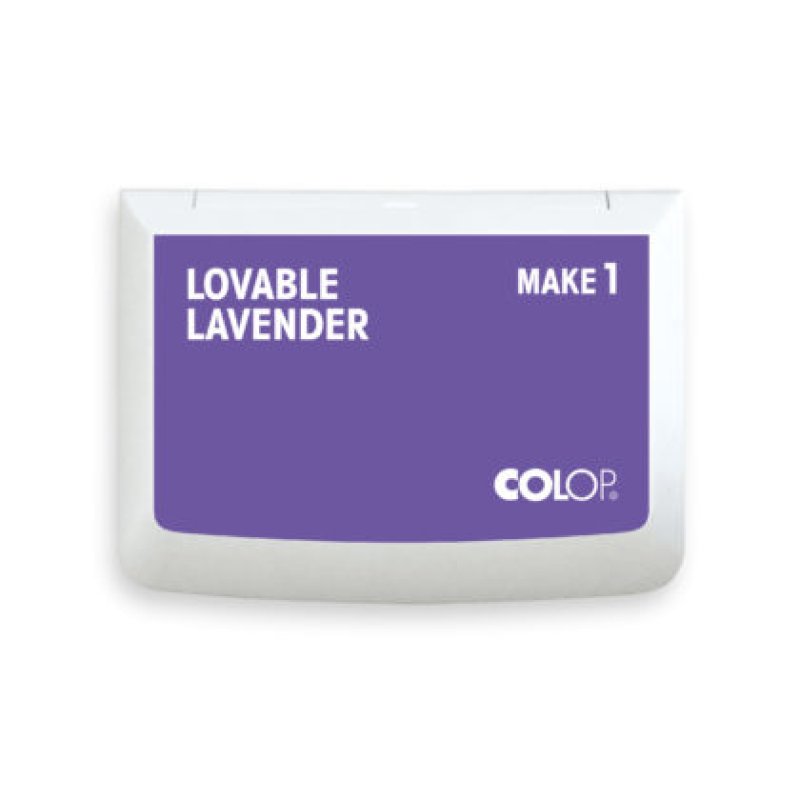 COLOP Tampon encreur MAKE 1, 90 x 50 mm, lovable lavender
