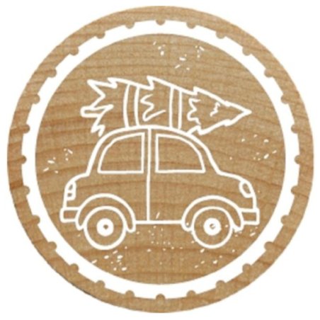 COLOP Tampon à motif Woodies "voiture avec sapin"