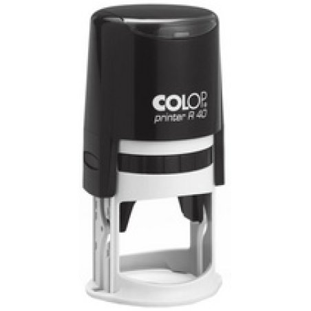 COLOP Tampon pour texte Printer R40, rond, noir